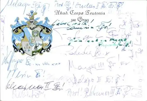 Studentika Ak Graz, Akad. Corps Teutonia, Wappen