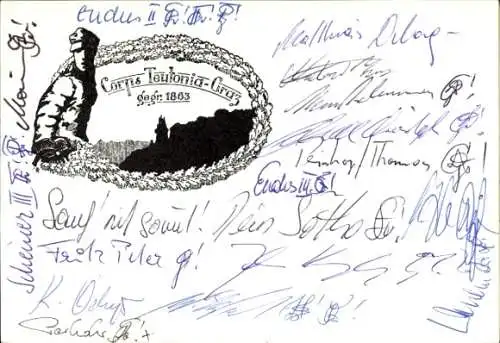 Studentika Ak Graz, Akad. Corps Teutonia, Neutorgasse 48/I