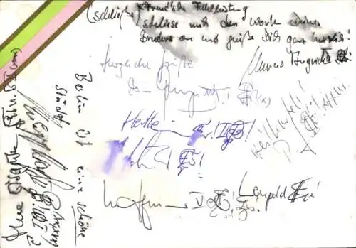 Studentika Ak Würzburg, Corps Franconia, Judenbühlweg 7, Corpsfarben