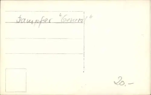 Ak HAPAG Dampfer General, Passagierschiff, Ausschiffen in Nikolajev