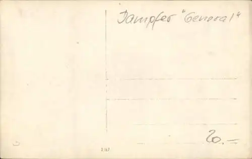 Ak HAPAG Dampfer General, Passagierschiff