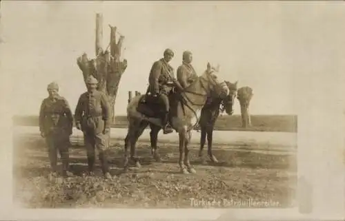 Foto Ak Türkische Patrouillenreiter, Soldaten