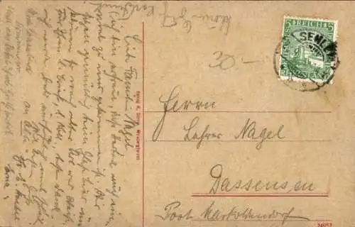 Ak Adenstedt Sibbesse in Niedersachsen, Gasthof