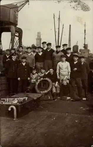 Foto Ak SMM Boot M110, Matrosen