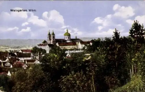 Ak Weingarten in Württemberg, Teilansicht