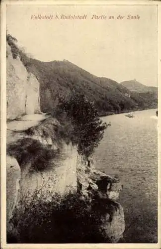 Ak Volkstedt Rudolstadt, an der Saale