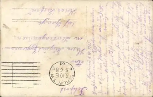 Foto Ak Deutsche Soldaten in Uniformen, Kaiserzeit, Jahr 1915