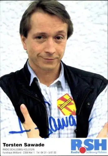 Foto Ak Torsten Sawade, RSH, Autogramm