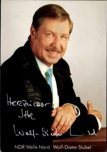 Ak Schauspieler Wolf-Dieter Stubel, Portrait, Autogramm