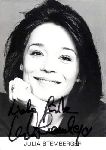 Foto Ak Schauspielerin Julia Stemberger, Autogramm