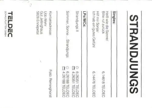 Foto Ak Strandjungs, Autogramm