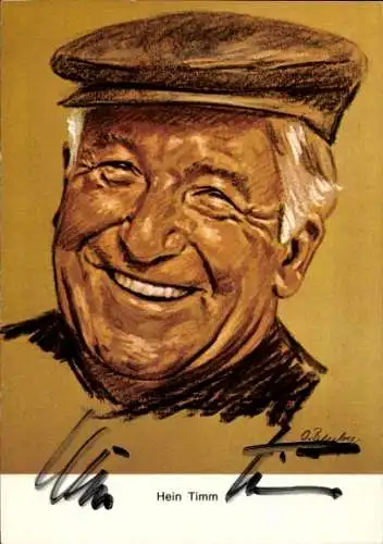Künstler Ak Sänger Hein Timm, Autogramm