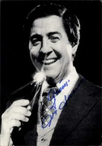 Ak Sänger Vico Torriani, Portrait, Autogramm