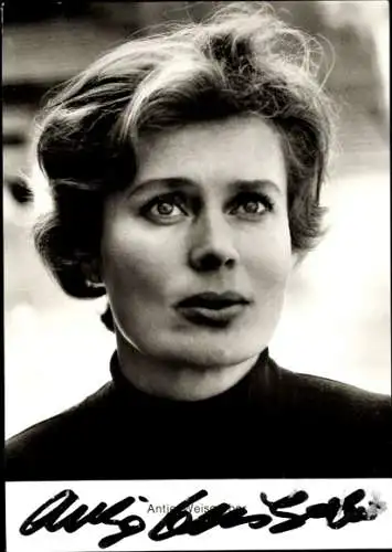 Ak Schauspielerin Antje Weisgerber, Portrait, Autogramm