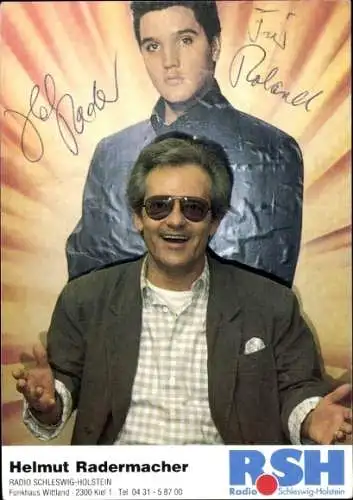Foto Ak Helmut Radermacher, Autogramm, RSH