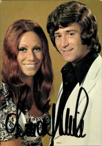 Foto Ak Sänger Nina und Mike, Autogramm