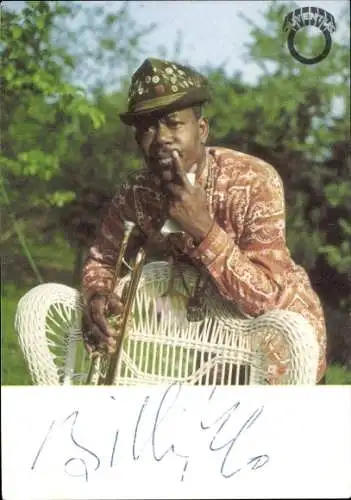 Ak Trompeter Billy Mo, Portrait, Autogramm