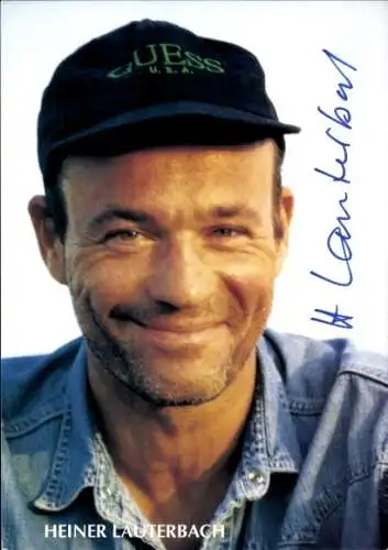 Ak Schauspieler Heiner Lauterbach, Portrait, Autogramm