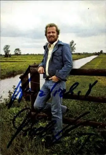 Ak Sänger Fiede Kay, Portrait, Autogramm