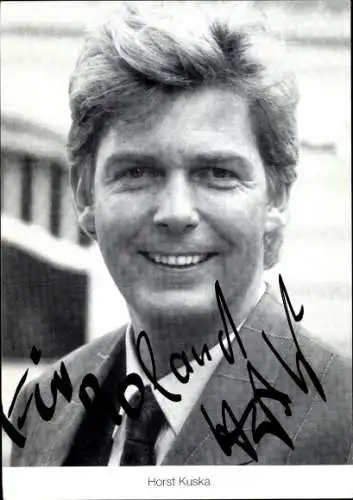 Ak Schauspieler Horst Kuska, Autogramm