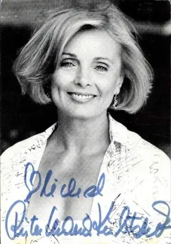 Foto Schauspielerin Ruth-Maria Kubitschek, Portrait, Autogramm