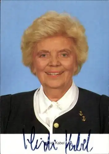 Ak Schauspielerin Heidi Kabel, Portrait, Autogramm