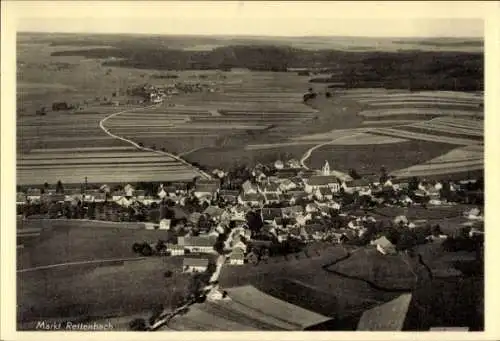 Ak Rettenbach in Bayern, Luftbild