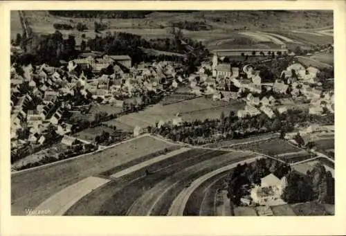 Ak Bad Wurzach in Oberschwaben, Fliegeraufnahme