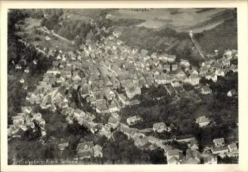 Ak Gräfenberg in Oberfranken, Fliegeraufnahme