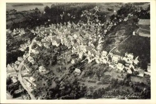 Ak Gräfenberg in Oberfranken, Fliegeraufnahme