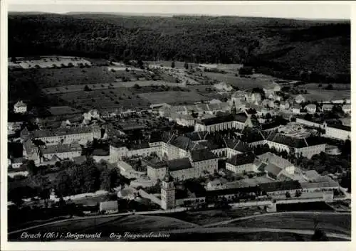 Ak Ebrach im Steigerwald Oberfranken, Fliegeraufnahme
