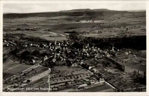 Ak Rüdenhausen in Unterfranken, Fliegeraufnahme