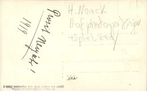 Foto Ak Kleines Mädchen mit Reh