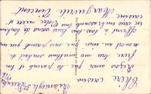 Ak Frohes Neujahr, Frau mit Schreibmaschine