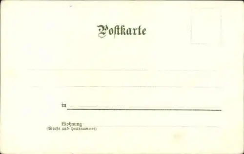 Passepartout Litho Battin, P., Landschaftsmotiv