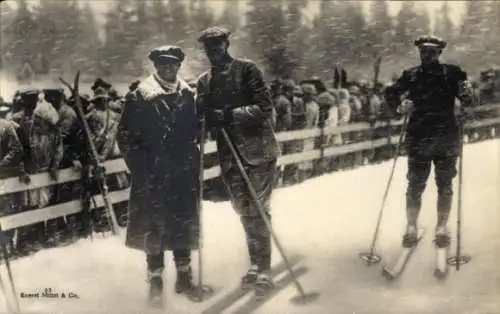 Foto Ak Ski Langläufer posieren