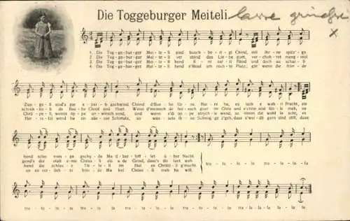 Lied Ak Die Toggeburger Meiteli