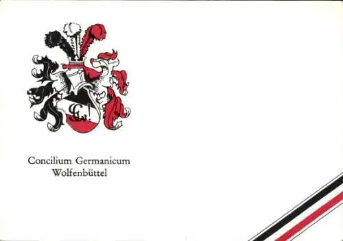 Studentika Ak Wolfenbüttel, Concilium Germanicum, Rosenwall 12, Wappen