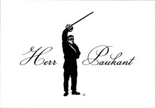 Studentika Ak Herr Paukant, Student mit Degen