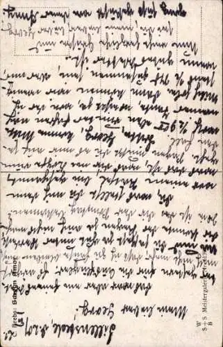 Künstler Ak Frau, Amor