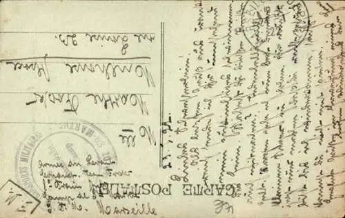 Ak S. S. Batavia auf stürmischer See