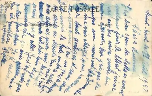 Ak Dreimaster auf dem Meer