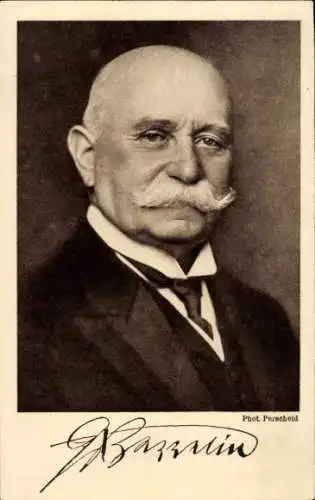 Ak Ferdinand Graf von Zeppelin, Portrait, Reichsausschuss Zeppelin Eckener Spende