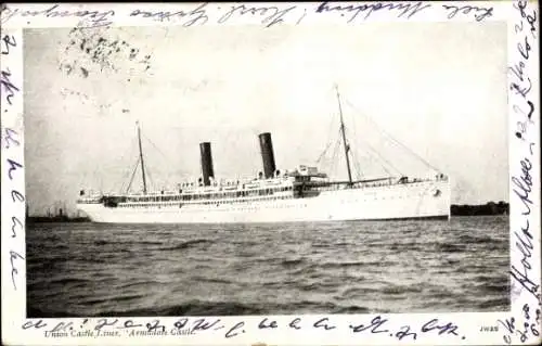 Ak Dampfer Armadale Castle, Union-Castle Line