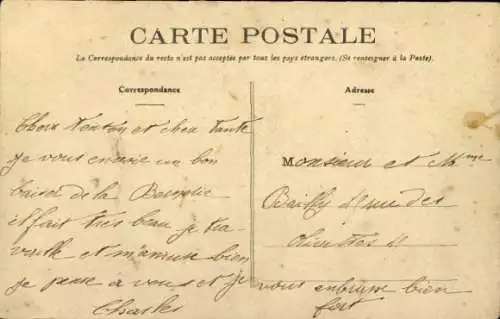CPA A la Mer, Peche a la Crevette