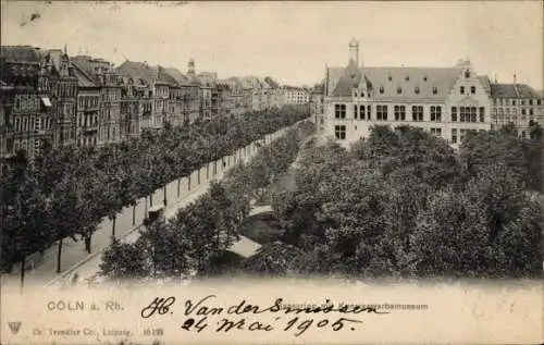 Ak Köln am Rhein, Hansaring, Kunstgewerbemuseum