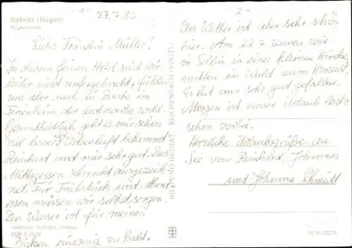 Ak Sassnitz auf Rügen, Rügen Hotel