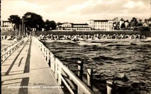 Ak Ostseebad Kühlungsborn,  Landungsbrücke