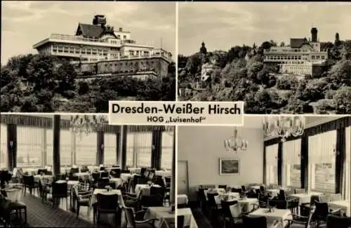 Ak Dresden Weißer Hirsch, HOG Luisenhof