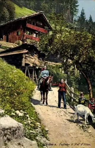 Ak Val-d'Illiez Kanton Wallis, Paysage